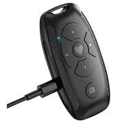 Cuifati Compact Rechargeable Tiktok Remote Control 4.2 for Photo E-book for IOS/Androids White ABS 25g (Cuifatinobck7mg61-3)