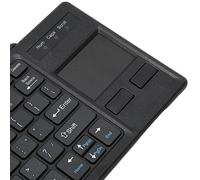 Cuifati Compact Wired Keyboard with Touchpad, Ultra Thin ABS Plug and Play Keyboard with HUB Function, Basic Gestures Support, Durable Long Lifespan for Computer Laptop Mac