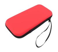 Cuifati Console Housing, Protective EVA PU Leather Storage with 12 Crevices of The Charger Card (Red)