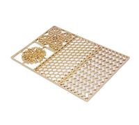 Cuifati Copper Ice Stamp Tray for Whiskey & Cocktails, Fast 5-Second DIY Custom Ice Cube Mold, Portable Design Plate for Bourbon, Party Bar Gifts (C02)