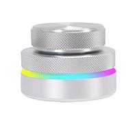 Cuifati Customizable Knob Controller, 2.4G Bluetooth USB C Wired Volume Control Knob Multimedia Controller with Page Turner RGB Light 3 Modes for MacOS PC Laptop