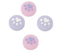 Cuifati Cute Cat Thumb Grip Joystick Caps for OLED Lite, Kawaii Silicone Joystick Cover Replacement for Controller, Non-Slip, Comfortable, 4PCS