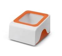 Cuifati Desktop Barcode Scanner with Voice Prompt, CMOS Sensor for Fast 1D 2D Code Reading, Auto Fill Light with USB RS232 Interface, for Supermarkets Restaurants Shops