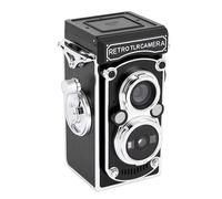 Cuifati Digital Camera Retro Mini Portable Vintage Camera, Digital TLR Vintage Old Style with 64MP Photos 1080P Video AutoFocus for Travel Daily Recording (Black)