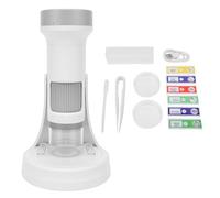 Cuifati Digital Microscope, 1.5in FHD Screen 1000X Magnification Portable Microscope with 8 Adjustable LED Lights, for Students Teachers Hobbyists STEM Science Exploration