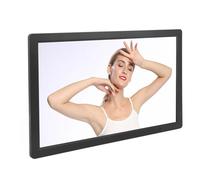 Cuifati Digital Picture Frame 27inch with Human Body Sensing and Background Music, HD Multifunctional Digital Photo Frame with Image Preview Function, Adjustable Brightness for Home (GB Plug)