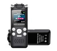Cuifati Digital Voice Recorder, 32GB Memory Voice Activated Recording with Dual Microphone Noise Reduction, Studio Level Clarity and MP3 Playback for Lectures Meetings Interviews