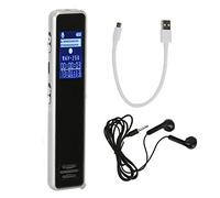 Cuifati Digital Voice Recorder, AI Intelligent Noise Reduction Voice Activated MP3 Recorder with Auto Segmentation and Multi Level Speed Change, for Lecture Interview Meeting (32GB)