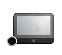 Cuifati Door Viewer, 1080P HD Door Peephole Camera with 4.3 Inch Display Screen, 3MP WiFi Door Eye Hole IP Camera, Motion Detection Door Eye Viewer Security Camera for Home Office