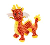 Cuifati Dragon Plush Toys Soft Fluffy Animals for the New Year Mascot, Ornamental Diploration for All Age Groups (3)