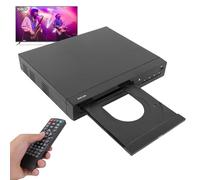 Cuifati DVD Player with Remote Control, HD Multimedia Interface All Region CD DVD Player, 1080P Upscaling, USB Port, CD Player for TV Projector (UK Plug)