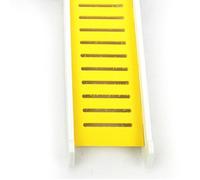 Cuifati Easy to Install PVC Hamster House Slide Platform Washable Detachable Hamster Fence Platform for Dwarf Golden Bears Sugar Gliders Pet Supplies (Yellow Background)