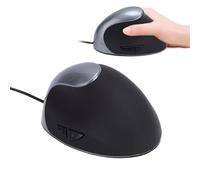 Cuifati Ergonomic Vertical Mouse USB Wired Mouse with 6 Keys 3 DPI Adjustable Optical Tracking for PC Laptop Gaming Work