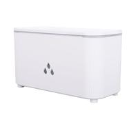 Cuifati Fire Humidifier, Calm 7 Essential Light Color Oil Diffuser for the Yoga Game Room Studies (White)