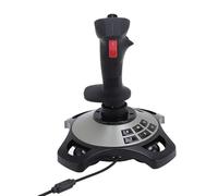 Cuifati Flight Simulator Joystick, USB Wired Flight Stick with Vibration Function and Throttle Control, for Wins 7 8 10 11