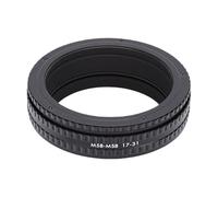 Cuifati Focusing Helicoid Adapter, 17-31mm Macro Tube with 14mm Adjustment Distance for Enlarging Modifying Lenses, Universal M58 Thread Interface for Various Lenses Cameras
