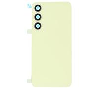 Cuifati For S23 Plus Back Glass Replacement, Rear Cover Glass Housing Door with Pre Installed Adhesive and Repair Toolkit, Easy Installation, Premium Back Cover (Yellow)