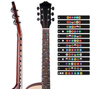 Cuifati Fretboard Note Sticker for Guitar Learner, Wear-Resistant Fret Map Decals, Help Learn Guitar, Ideal for Electric and Acoustic