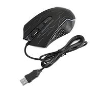 Cuifati G6 Wired Gaming Mouse, 6-Gear Adjustable 3200DPI | USB Computer Mouse with Colorful LED Lights, Silent Click for Laptop and Desktop Use