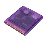 Cuifati Game Cartridge Fit for GBC Console Built in 8GB Memory Card, Game Console Cartridge with Automatic Backup and Custom Function, Compatible with Gameboy, Gameboy Color (Transparent Purple)