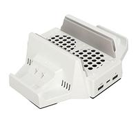 Cuifati Game Console Cooling Stand, Cooling Fan Charging Station with 4 Level Adjustable Speed, Dual Charging Station with Gear Indicator, Usb Port Power, For Series S Accessories