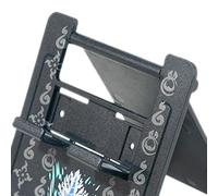 Cuifati Game Console Stand Holder with Phone Tablet Holder, Foldable Portable Bracket, Adjustable Angle 60-75° for Lite, Anti-Slip Silicone, Reserved Charging Port (Silver Dragon)