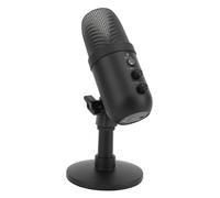 Cuifati Gaming Microphone, USB Computer Condenser Microphone Built in HIFI Sound Card with TYPE C Interface, Quick Mute Light for Podcasting Video Streaming