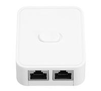 Cuifati Gigabit Network Switch 2 Port, RJ45 Ethernet Splitter 1000Mbps, 2 In 1 Out 1 In Out PoE Extender, Cat 5/5e/6/7 Compatible ABS Durable Network Switch Box for Easy Expansion