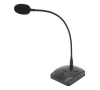 Cuifati Gooseneck Condenser Microphone, Professional Desktop 6.5mm Wired Microphone, Noise Cancellation, for Meetings Lectures Broadcasting Conferences Speech
