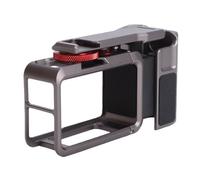Cuifati Grip Kit for Action 5 Pro 4 3 Camera Metal Handle with Shutter Key 1/4 Inch Threaded Hole Cold Shoe Mount Lightweight Aluminum Alloy Ergonomic Non Slip Grip