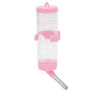 Cuifati Hamster Water Bottle Automatic No Drip Dispenser with Hanging Design for Small Animals Easy Installation PP Stainless Steel 1 Unit (125ML)