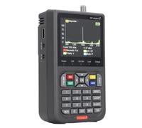 Cuifati Handheld Satellite Finder, 3.5 Inch Digital SAT Meter DVB S2X S2 S Signal Receiver DC5V 9V 12V, 950-2150MHz