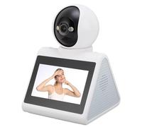 Cuifati HD Two Way Video Camera, 2MP WiFi Indoor Home Security Cameras, One Click Video Calling/Smart Voice Call/Alarm for Elderly Nanny Pet Dog Baby (128GB)