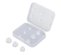 Cuifati Headphone Headphones, S M L, Plastic Box for Beatsx for the Inner Hole Ear Tips 4mm-6mm (Clear)
