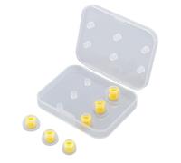 Cuifati Headphone Headphones, S M L, Plastic Box for Beatsx for the Inner Hole Ear Tips 4mm-6mm (Yellow)