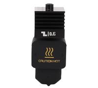 Cuifati Hot End Kit of the Assembly Print Head, Tightened Internal Wall Sliding Steel Nozzle Harden (0.6mm)