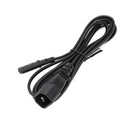Cuifati IEC320 C14 to C7 Power Cord 6.6ft, C14 Male to C7 Female AC Power Plug Adapter Cable, 10A Extension Cord for Speaker LCD Monitor Printer Digital Camera Laptop