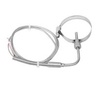 Cuifati K Type Thermocouple Temperature Sensor Probe - Stainless Steel Elbow Probe with Retractable Circle, 1m/3.3ft Cable, -100-1250℃ Measuring Range, High Precision for Industrial