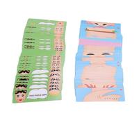 Cuifati Kids Face Puzzle Game Funny Expression Matching 102 Cards Endless Combination Educational Puzzles for Toddlers 2-4 Preschool Learning Activities Travel Games for Boys Girls