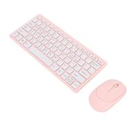 Cuifati Korean Wireless Keyboard and Mouse, 78 Keys 2.4GHz Slim Lightweight Ergonomic Anti Splashing Design, with Fade Proof Key Labeling for PC Laptop Korean Speakers Learners