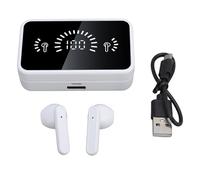 Cuifati Language Translator Earbuds Bluetooth 5.4 Wireless Earbuds with ANC 144 Online Languages Real Time Translation 0.2S Touch Control for Travel Business (White)