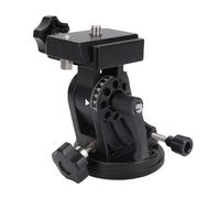 Cuifati Latitude Adjustment Seating, Flexible 90° Adjustment Equatorial Wedge Instrument Latitude Base, 3/8in Aluminum Alloy Latitude Base for SKY WATCHER (Black)