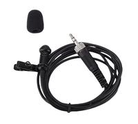 Cuifati Lavalier Microphone, Omnidirectional Condenser Lapel Mic with 3.5mm Screw Lock Plug, for Wireless Transmitter Broadcasting Studio Recording