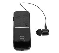Cuifati Lavalier -Poort Telefoon, Comfortable One Ear Design Wireless Lavalier -headset Effective Noise Research to Study (Black)