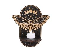 Cuifati LED Animal Candle Holder Wooden Hanging Decoration Home Decor Snake Moth Crafts Ideal Center Table Shelf Mantel Decorations Candlelight Dinner Cat Decor (Cuifatio413n9x7fi-4)