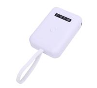 Cuifati LED Hair Extension Curing Lamp Wig Extension Light 405nm Portable Fast Curing with 6 LED Chips 5000mAh Battery for Salon and Home Use (White)