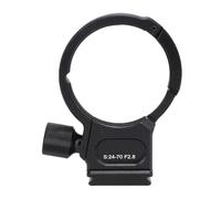 Cuifati Lens Collar Tripod Mount Lens Support Holder Bracket with Mounting System for 1/4in 3/8in Arca Type Connections Aluminum Alloy Oversized Base