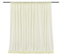 Cuifati Light Background Curtain Soft Yarn Material for Wedding Celebrations Graduation Ceremony, 1.5x2.5 M (7)