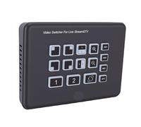 Cuifati Live Stream Switcher, USB C 3.0 Video Mixer with 2 1080P HD Inputs 3.5mm Port, for PC Live Broadcast Game Streaming Video Conferencing