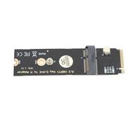Cuifati M.2 (NGFF) NVME SSD to M2 A/E Key WiFi Port with 20cm USB Cable M.2 NGFF A E Key WiFi Card to M.2 Key M SSD Adapter for Intel AX200 / AX201 / AX210
